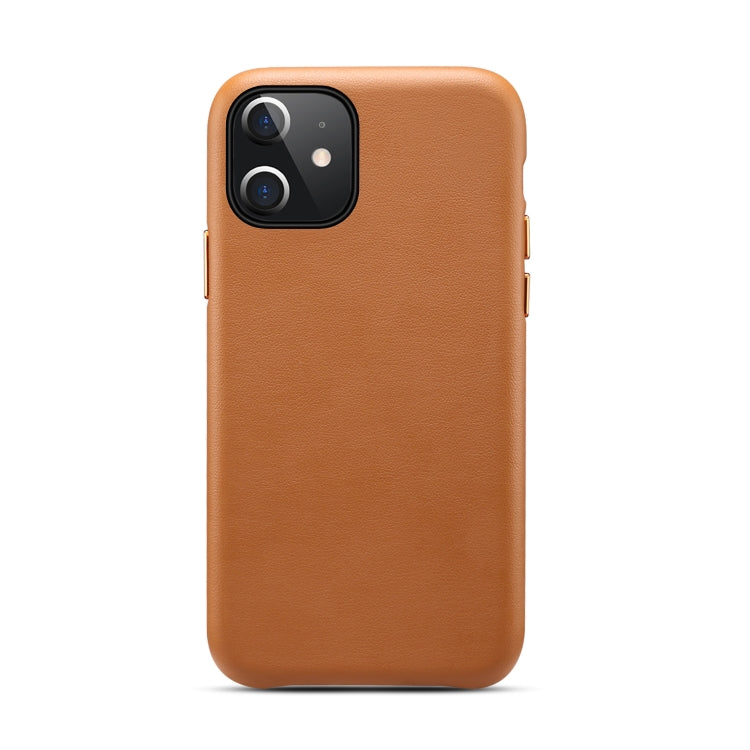 For iPhone 12 mini Lamb Grain PU Back Cover Phone Case