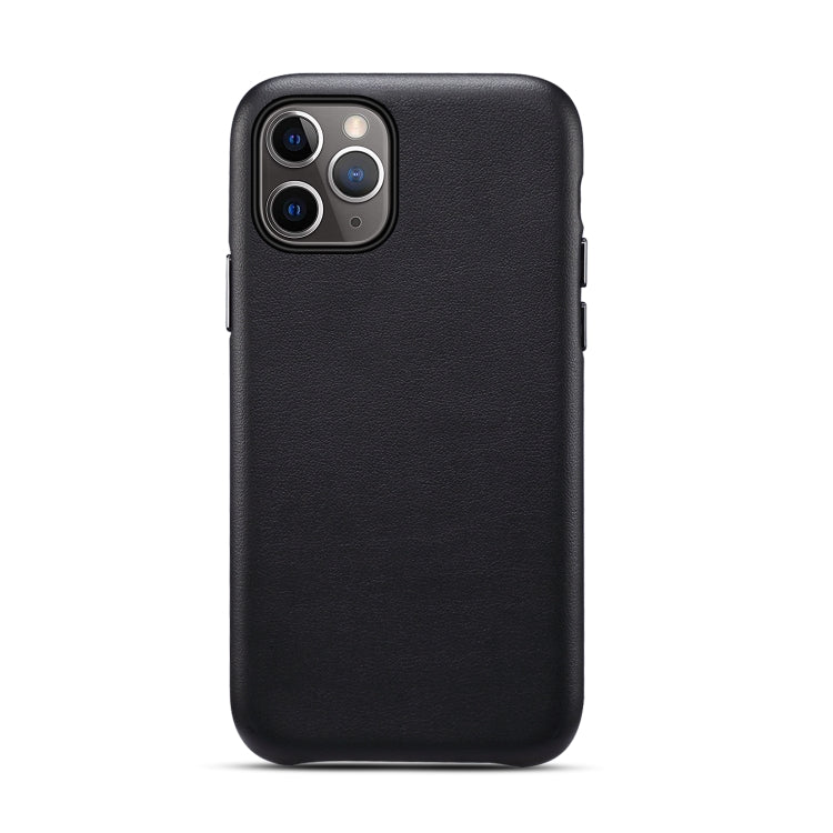 For iPhone 12 Pro Max Lamb Grain PU Back Cover Phone Case