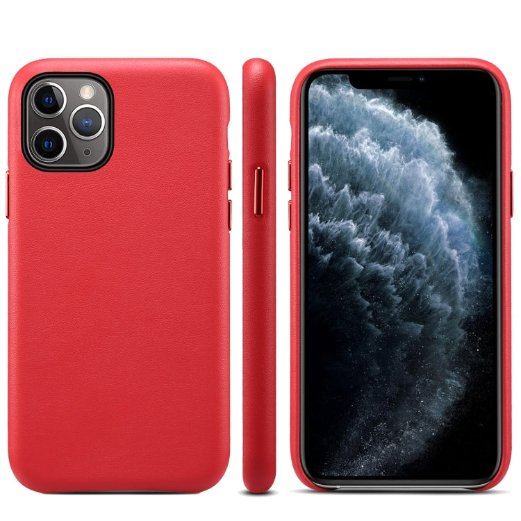 For iPhone 12 Pro Max Lamb Grain PU Back Cover Phone Case