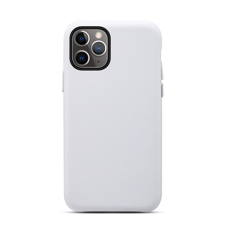 For iPhone 12 Pro Max Lamb Grain PU Back Cover Phone Case