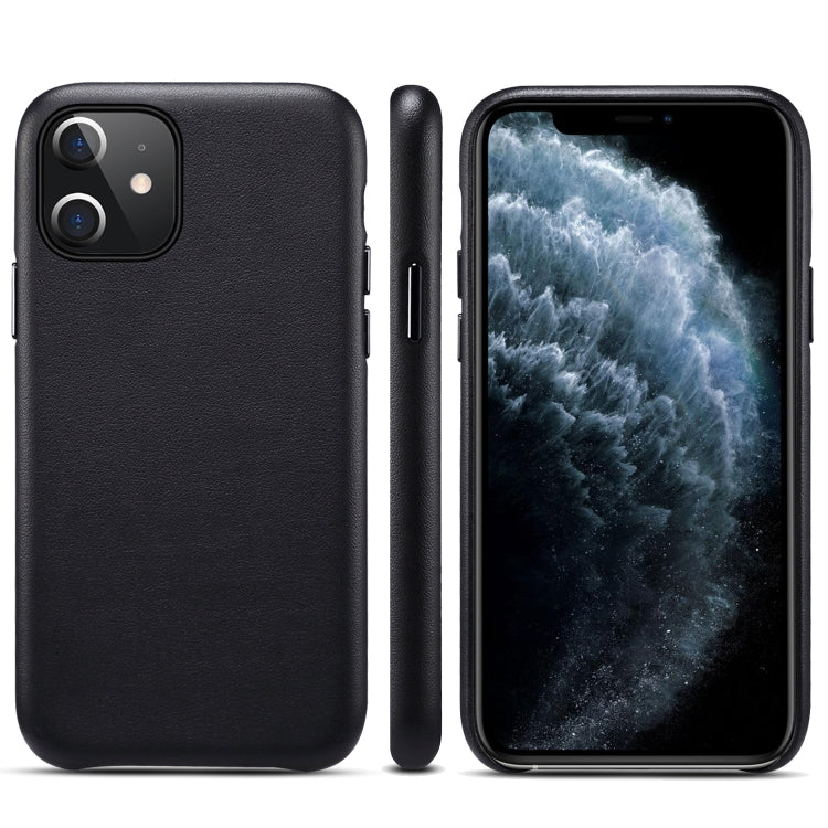 For iPhone 11 Lamb Grain PU Back Cover Phone Case