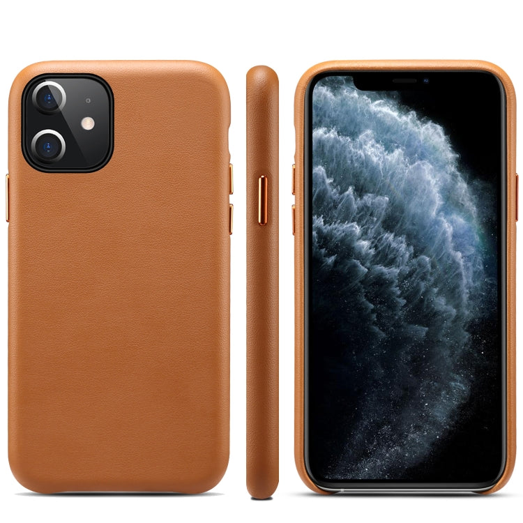 For iPhone 11 Lamb Grain PU Back Cover Phone Case