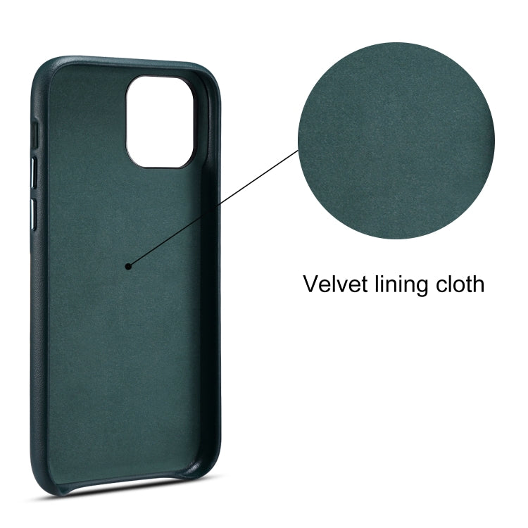 For iPhone 11 Lamb Grain PU Back Cover Phone Case