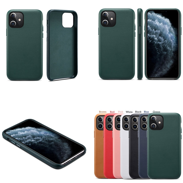 For iPhone 11 Lamb Grain PU Back Cover Phone Case