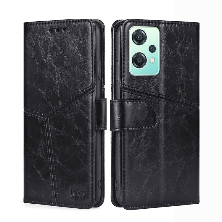 For OPPO K10x 5G Geometric Stitching Horizontal Flip Leather Phone Case