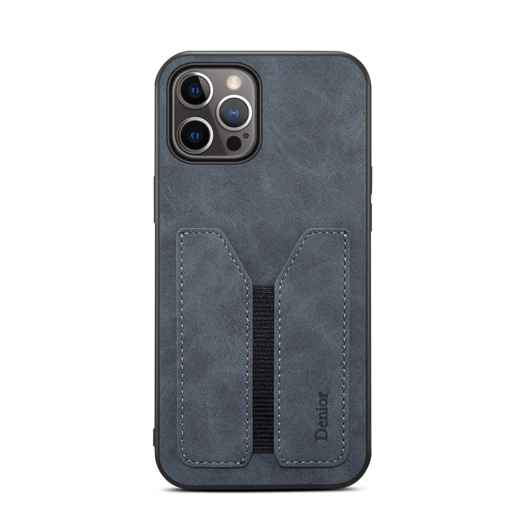 For iPhone 14 Pro Max Denior DV Elastic Card PU Back Cover Phone Case