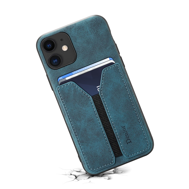 For iPhone 11 Denior DV Elastic Card PU Back Cover Phone Case