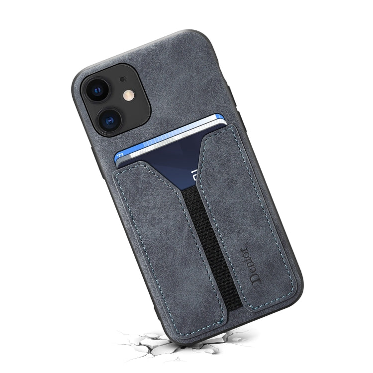 For iPhone 11 Denior DV Elastic Card PU Back Cover Phone Case
