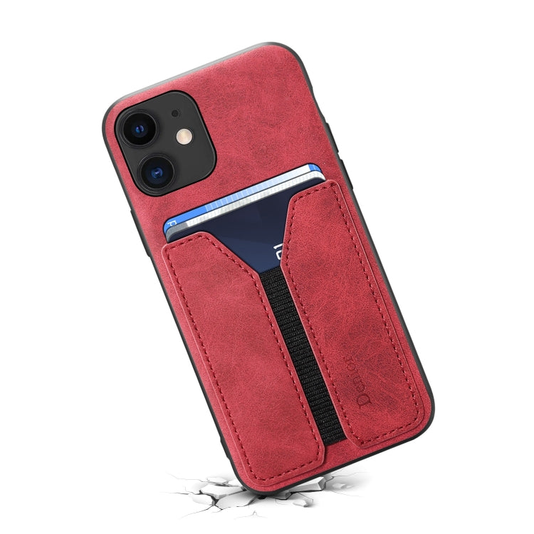 For iPhone 11 Denior DV Elastic Card PU Back Cover Phone Case