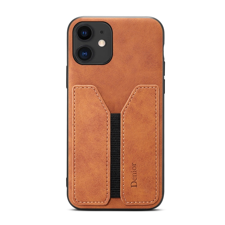 For iPhone 11 Denior DV Elastic Card PU Back Cover Phone Case
