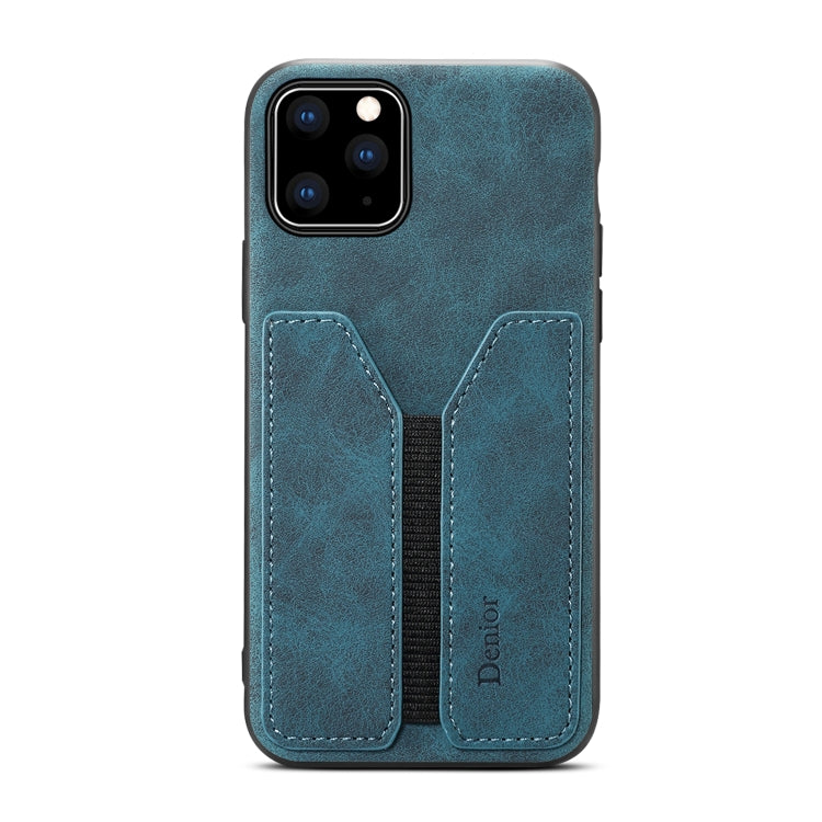 For iPhone 11 Pro Max Denior DV Elastic Card PU Back Cover Phone Case