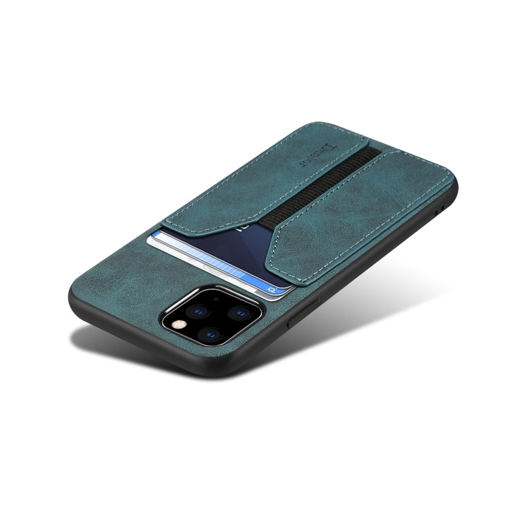 For iPhone 11 Pro Max Denior DV Elastic Card PU Back Cover Phone Case