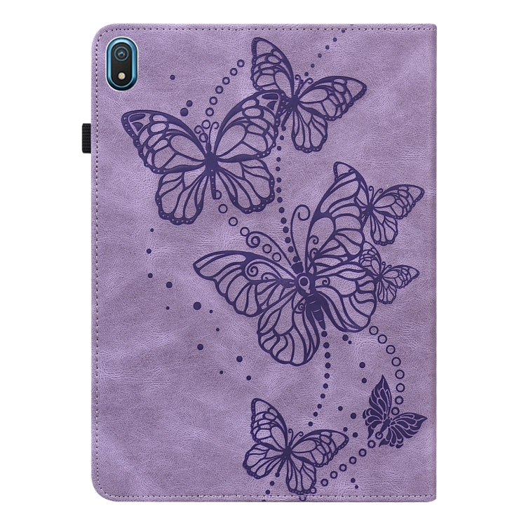 For Nokia T20 10.4 2021 Embossed Butterfly Pattern Leather Tablet Case