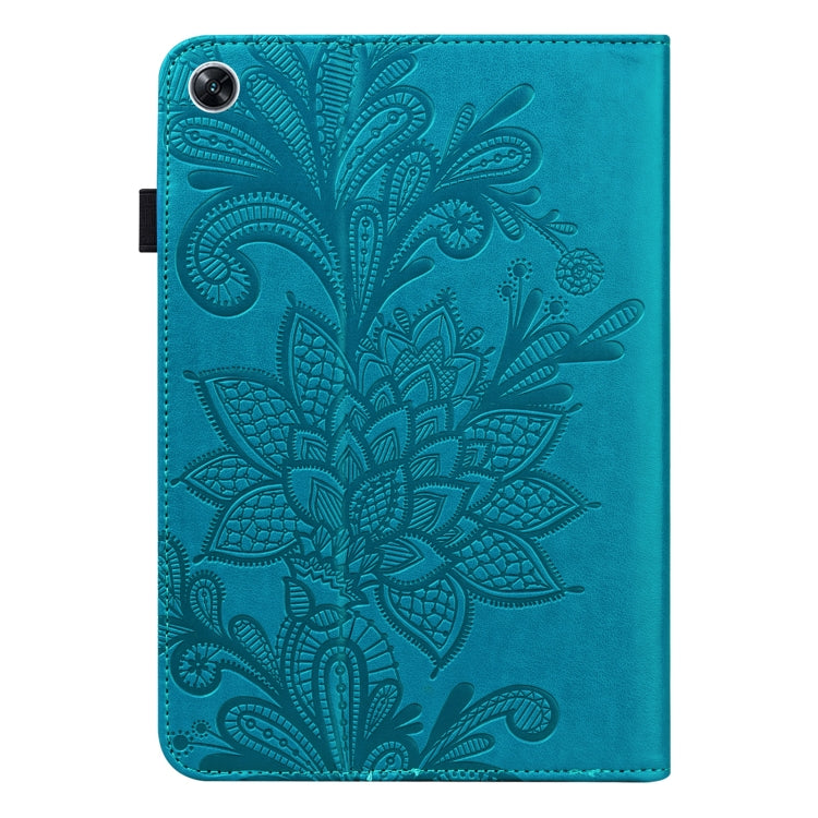 For OPPO Pad Air 2022 Lace Flower Embossing Pattern Leather Tablet Case
