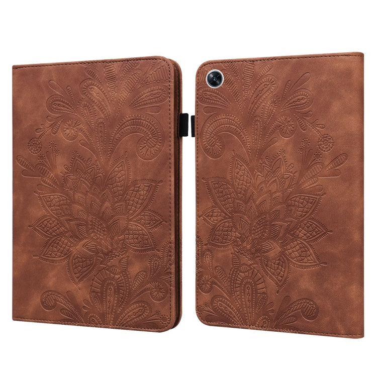 For OPPO Pad Air 2022 Lace Flower Embossing Pattern Leather Tablet Case