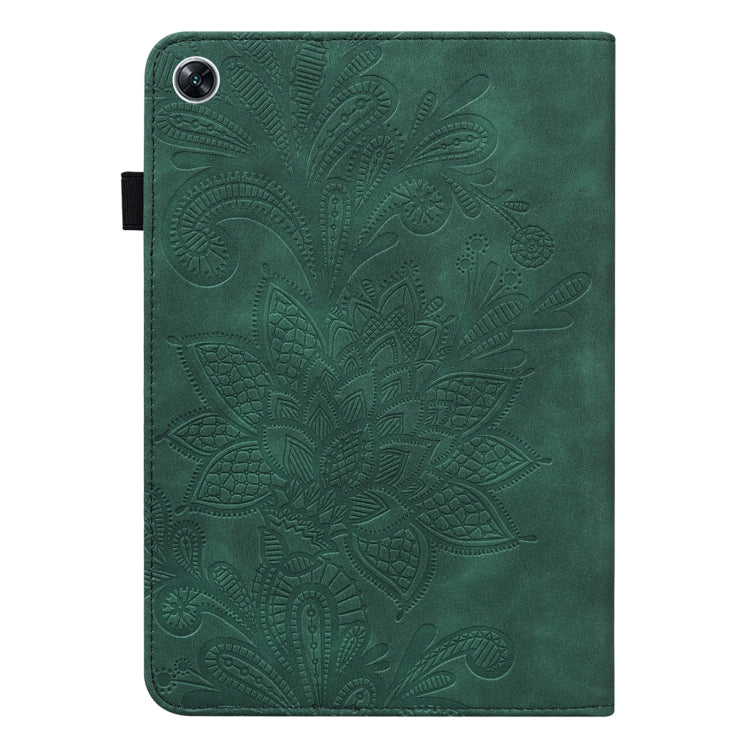 For OPPO Pad Air 2022 Lace Flower Embossing Pattern Leather Tablet Case