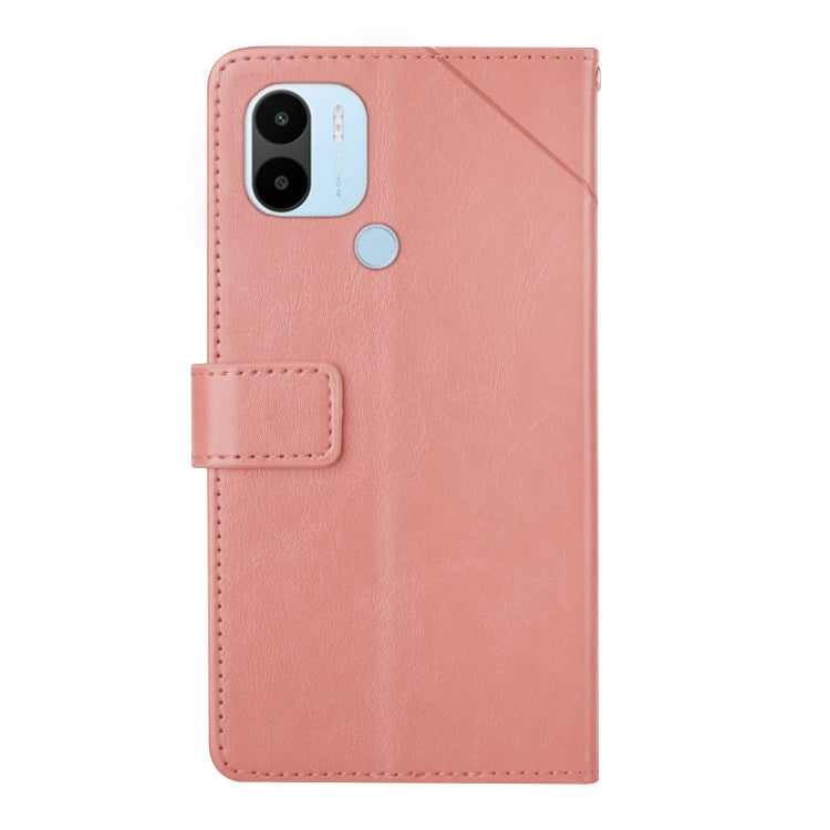 For Xiaomi Redmi A1+ HT01 Y-shaped Pattern Flip Leather Phone Case