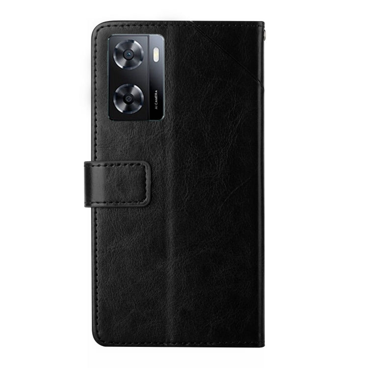 For OnePlus Nord N300 HT01 Y-shaped Pattern Flip Leather Phone Case