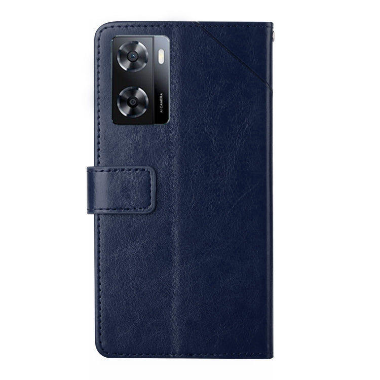 For OnePlus Nord N300 HT01 Y-shaped Pattern Flip Leather Phone Case