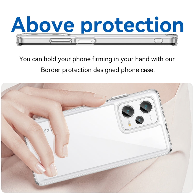 For Xiaomi Redmi Note 12 Pro+ China / Global Colorful Series Acrylic + TPU Phone Case