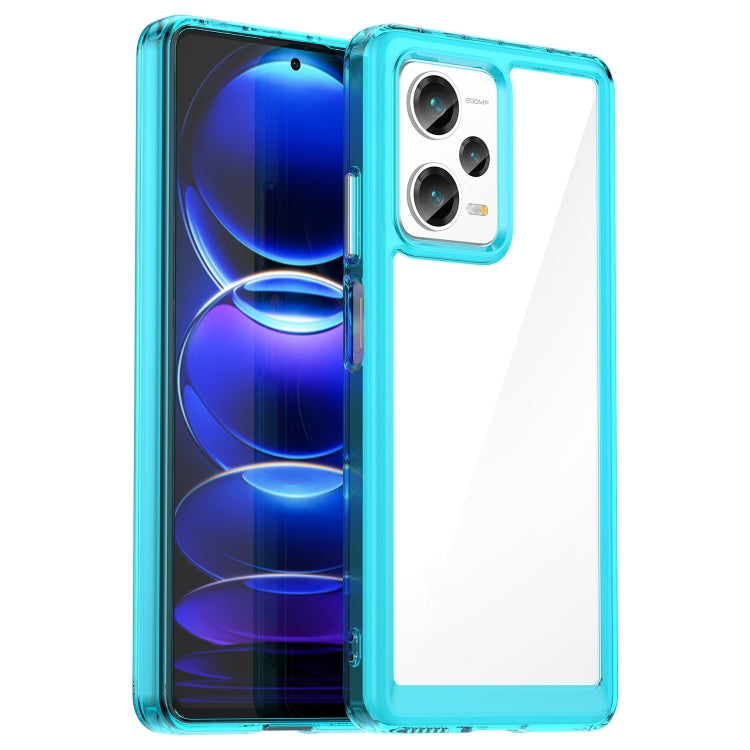 For Xiaomi Redmi Note 12 Pro+ China / Global Colorful Series Acrylic + TPU Phone Case