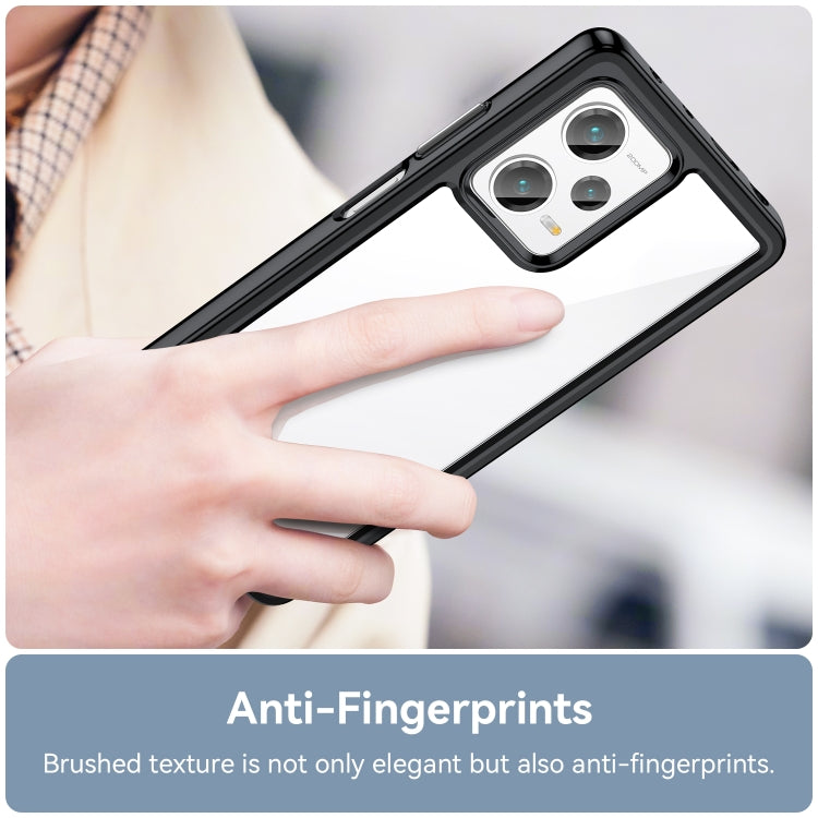 For Xiaomi Redmi Note 12 Pro+ China / Global Colorful Series Acrylic + TPU Phone Case