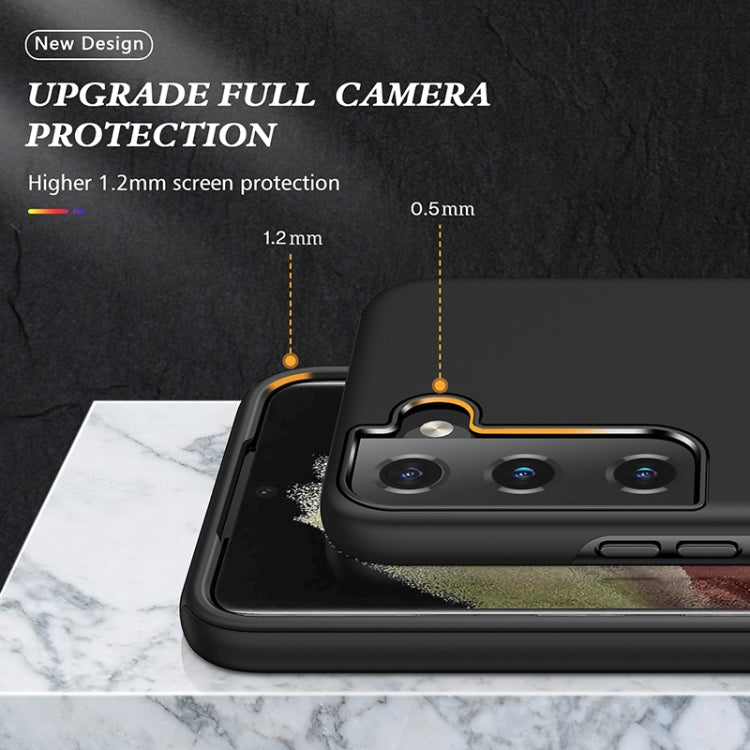 For Samsung Galaxy S22 5G PC + TPU Magnetic Phone Case with Invisible Ring Holder