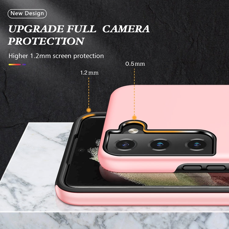 For Samsung Galaxy S22 5G PC + TPU Magnetic Phone Case with Invisible Ring Holder