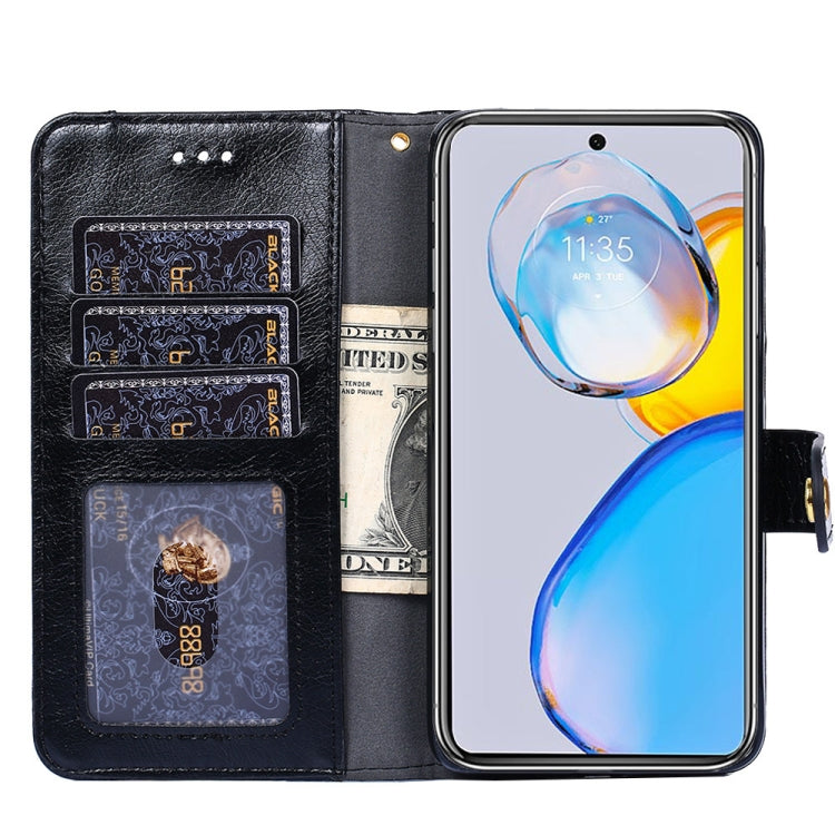 For OPPO K10x 5G Zipper Bag Leather Phone Case
