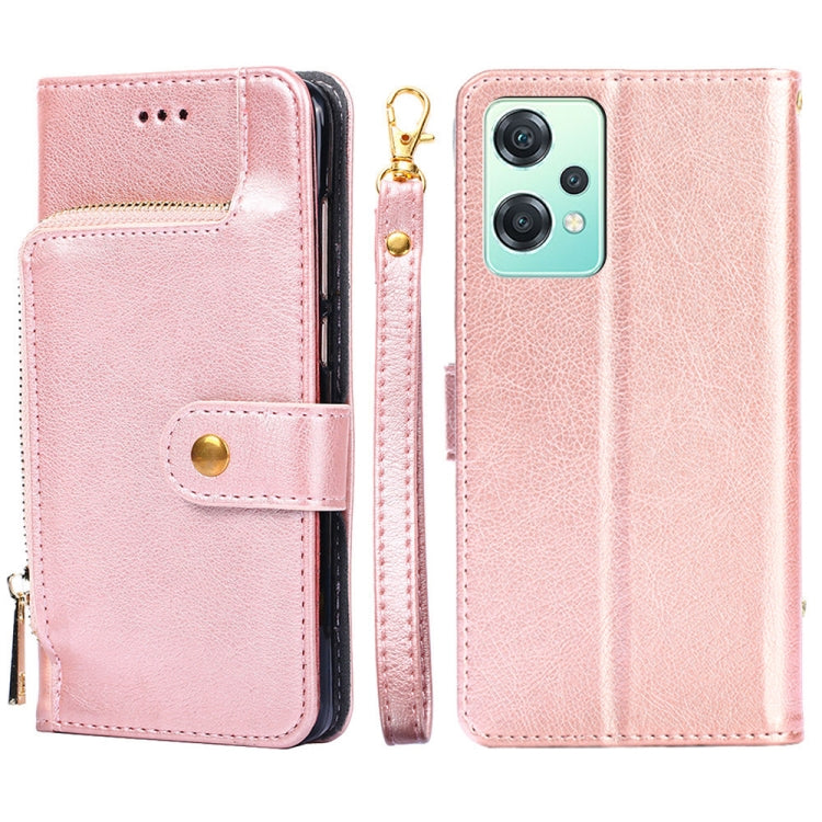 For OPPO K10x 5G Zipper Bag Leather Phone Case