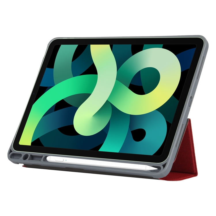 For iPad 10th Gen 10.9 2022 Mutural YASHI Series Tablet Leather Smart Case