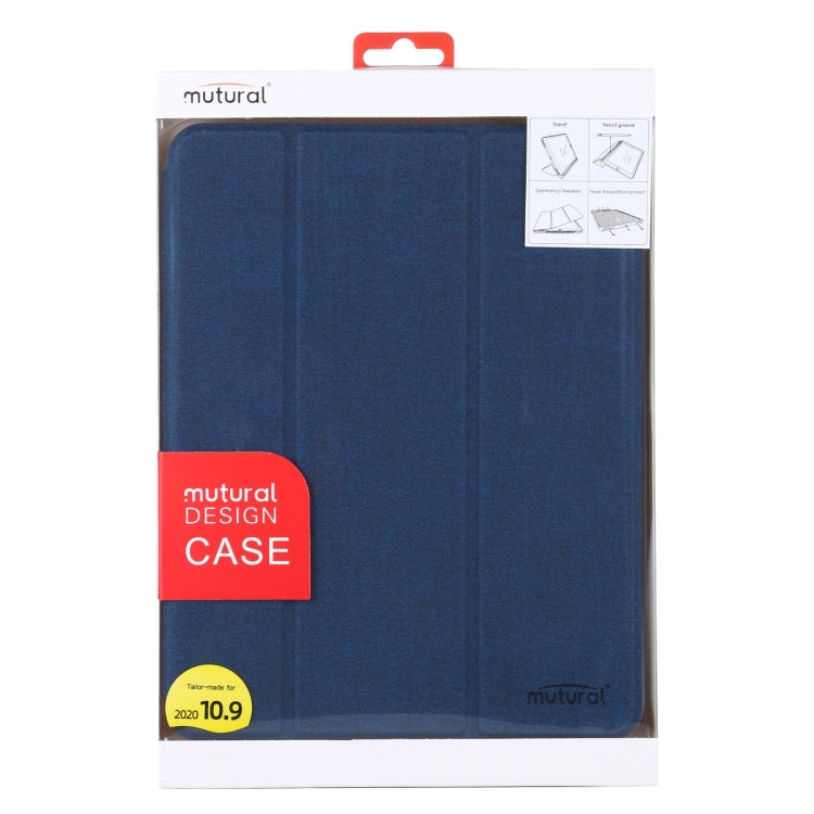 For iPad 10th Gen 10.9 2022 Mutural YASHI Series Tablet Leather Smart Case