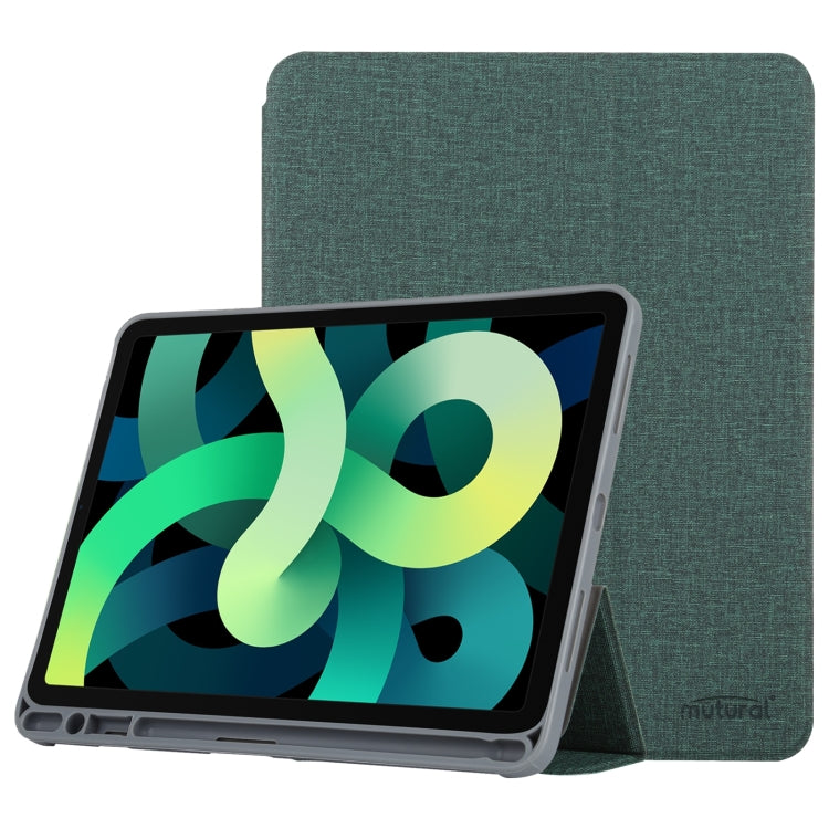 For iPad 10th Gen 10.9 2022 Mutural YASHI Series Tablet Leather Smart Case