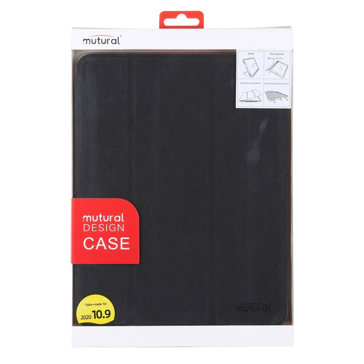 For iPad 10th Gen 10.9 2022 Mutural YASHI Series Tablet Leather Smart Case