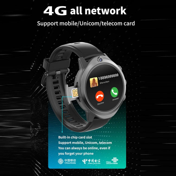 Rogbid Brave 2 1.45 inch TFT Screen Android 9.0 LTE 4G Smart Watch, Support Face Recognition