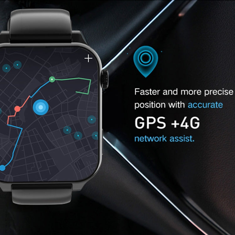 Rogbid Brave 3 1.99 inch TFT Screen Android 9.1 LTE 4G Smart Watch, Support Face Recognition
