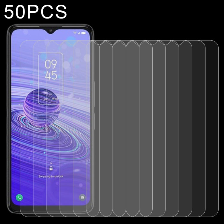 For TCL 40 R 5G 50pcs 0.26mm 9H 2.5D Tempered Glass Film