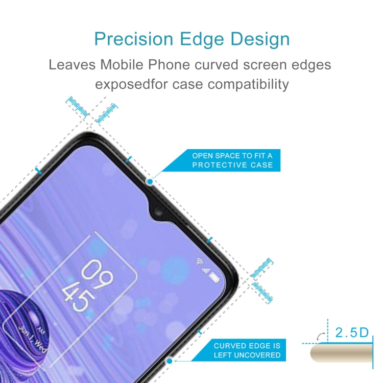 For TCL 40 R 5G 50pcs 0.26mm 9H 2.5D Tempered Glass Film