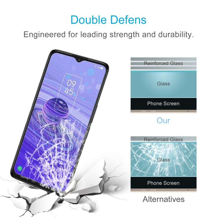 For TCL 40 R 5G 50pcs 0.26mm 9H 2.5D Tempered Glass Film