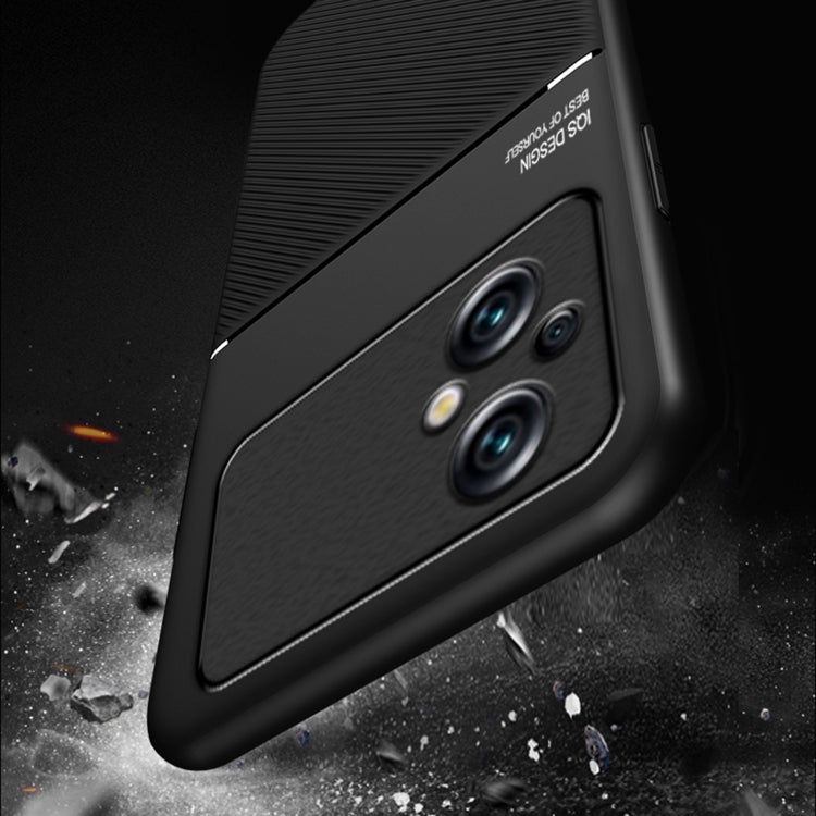 For Xiaomi Poco M5 5G Classic Tilt Strip Grain Magnetic Shockproof PC + TPU Case