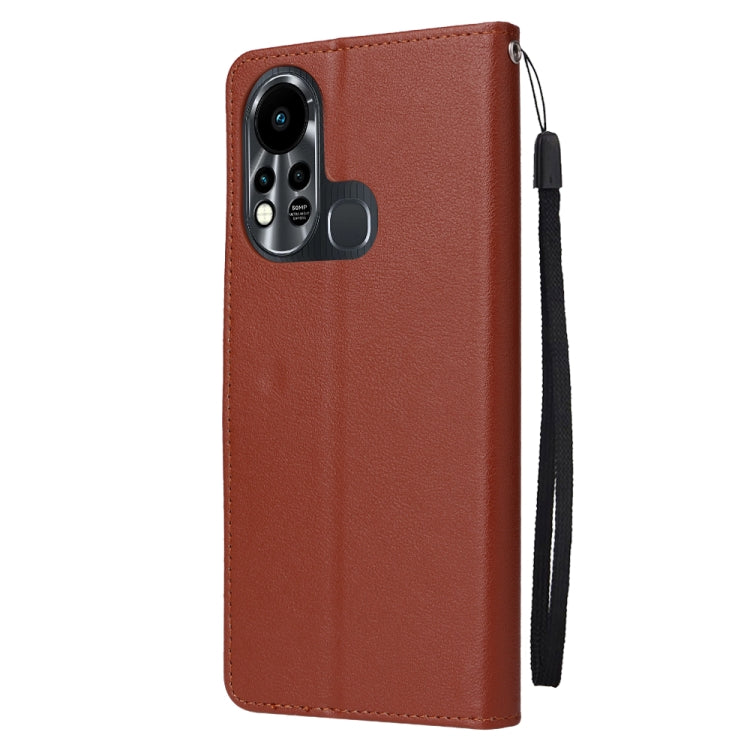 For Infinix Note 11s Multifunctional Horizontal Flip Leather Case with Three Card Slot