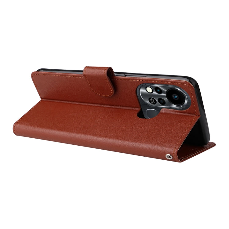 For Infinix Note 11s Multifunctional Horizontal Flip Leather Case with Three Card Slot