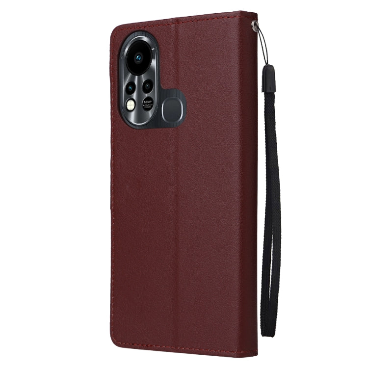 For Infinix Note 11s Multifunctional Horizontal Flip Leather Case with Three Card Slot
