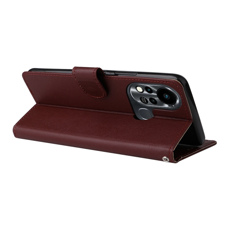 For Infinix Note 11s Multifunctional Horizontal Flip Leather Case with Three Card Slot