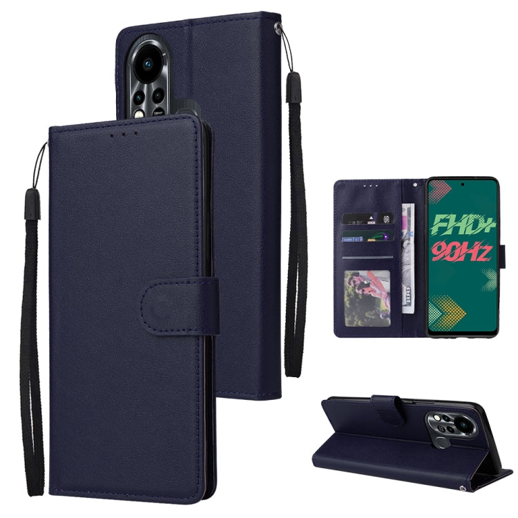 For Infinix Note 11s Multifunctional Horizontal Flip Leather Case with Three Card Slot