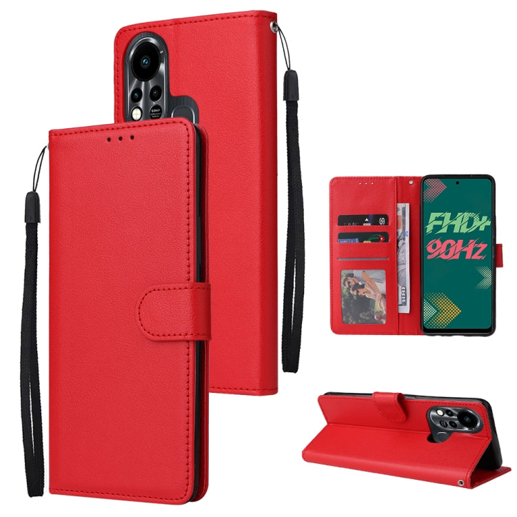 For Infinix Note 11s Multifunctional Horizontal Flip Leather Case with Three Card Slot
