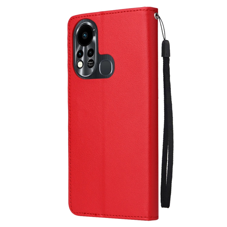 For Infinix Note 11s Multifunctional Horizontal Flip Leather Case with Three Card Slot