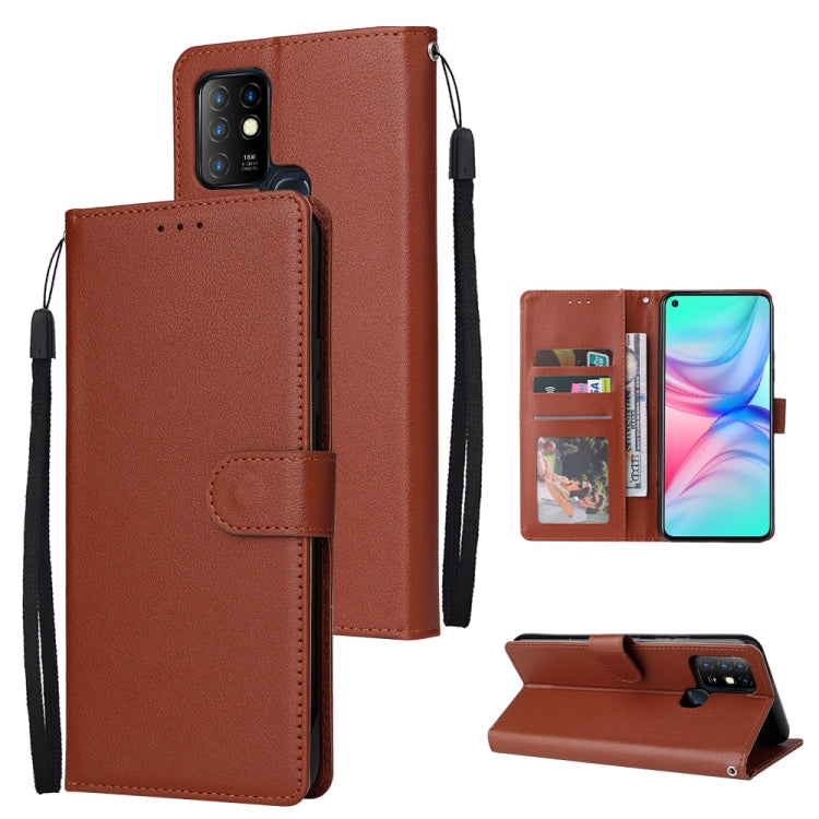 For Infinix Hot 10 Multifunctional Horizontal Flip Leather Case with Three Card Slot