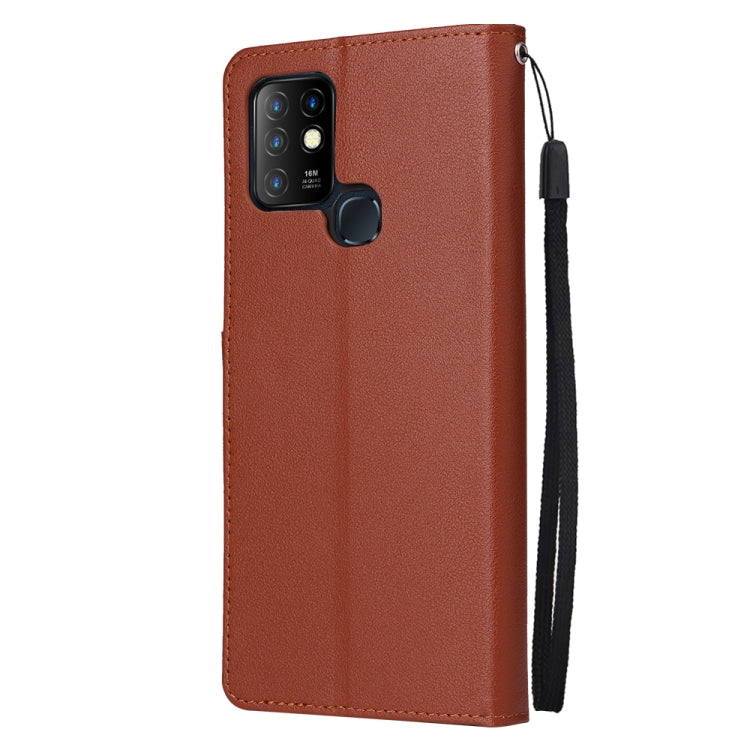 For Infinix Hot 10 Multifunctional Horizontal Flip Leather Case with Three Card Slot