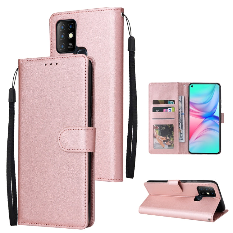 For Infinix Hot 10 Multifunctional Horizontal Flip Leather Case with Three Card Slot